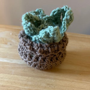Crochet Plant Coasters