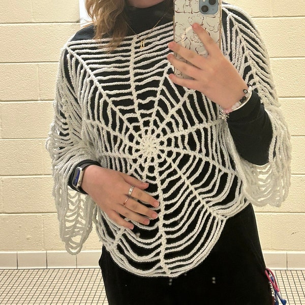 Crochet Spiderweb Mesh Top