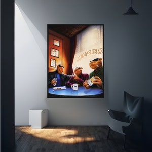 Pôster de camelo | Pôster vintage | Camel Joe | Arte retrô | Pôster de fumar | Pôster de cigarro | Ideias para presentes | Decoração de parede | Impressão de arte | Arte de parede |