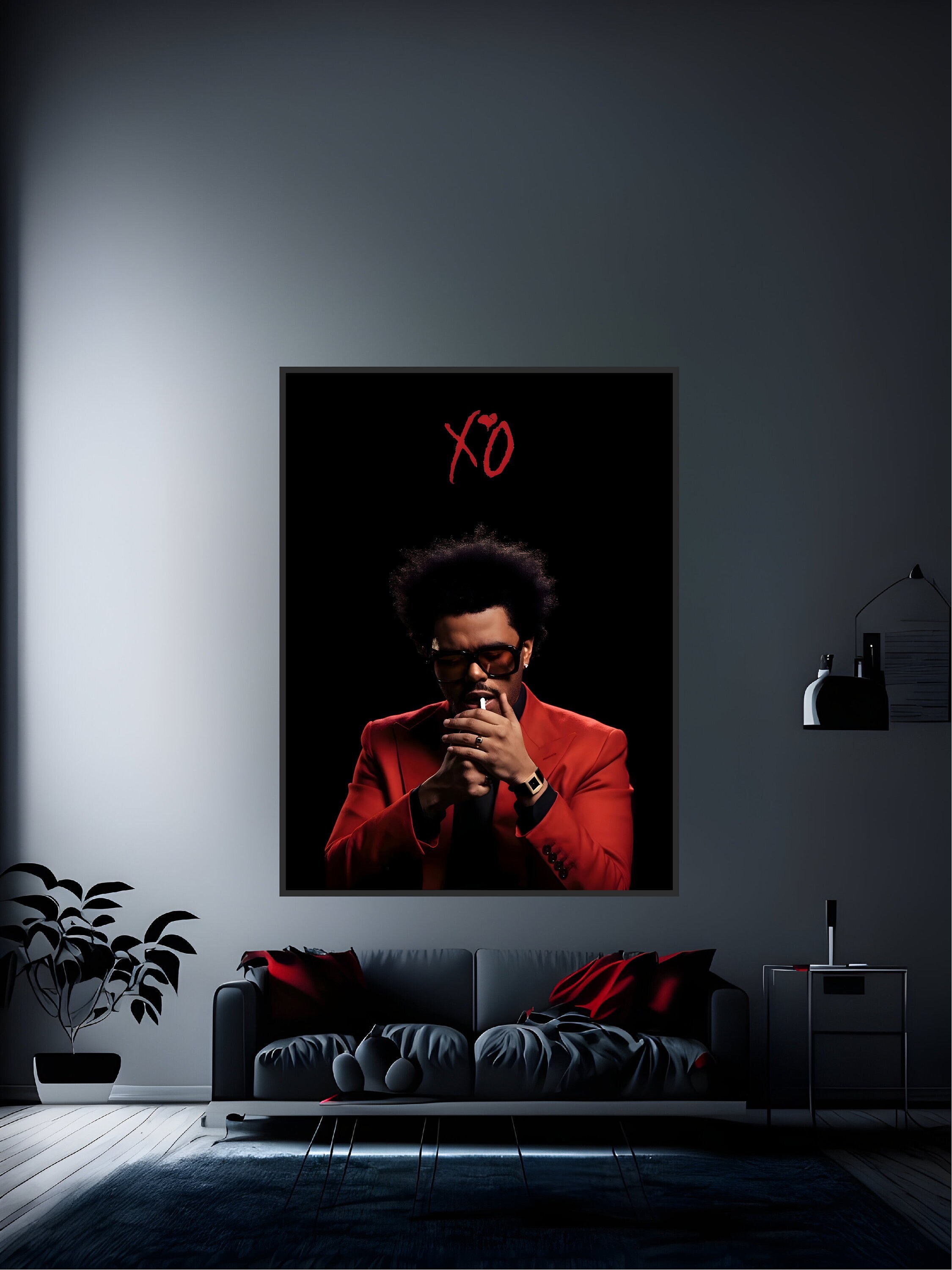 Wall Art Print The Weeknd rapper america retro, Gifts & Merchandise