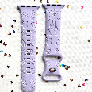 Disney inspired embossed watch straps image 3
