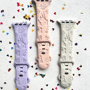 Disney inspired embossed watch straps image 1