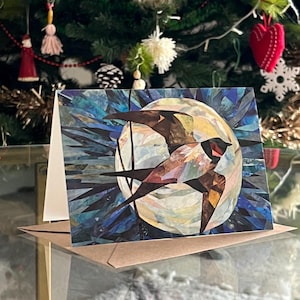Fine Art Karte | Postkarte Vogel | Festliche Karte