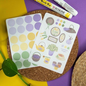 Das Leben auf der Hütte - Journal Set | Cottagecore, Ghibli inspirierte Scrapbook Aufkleber, Planer Aufkleber, Journal Aufkleber, Bujo Aufkleber