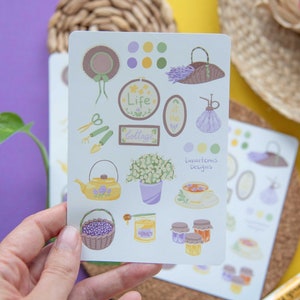 Life at the Cottage - Aufkleber Blatt | Cottagecore, Ghibli inspiriert, Scrapbook Aufkleber, Planer Aufkleber, Journal Aufkleber, Laptop Aufkleber