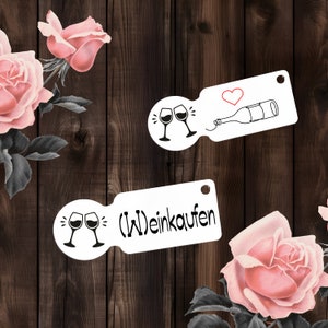 Einkaufswagenlöser - (W)einkaufen - Einkaufen - Geschenk - Personalisiert - Einkaufschip