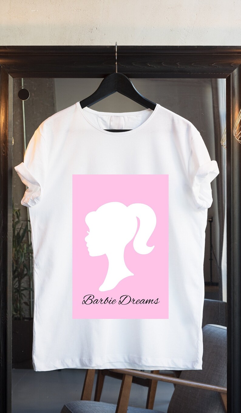 Barbie Tshirt Mock up white Shirt Mockup T-shirt Mock-up - Etsy