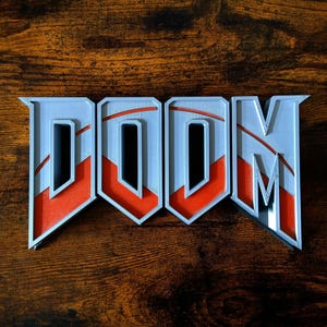 3D Doom Emblem Wall Art | Doom Dark Ages Artwork