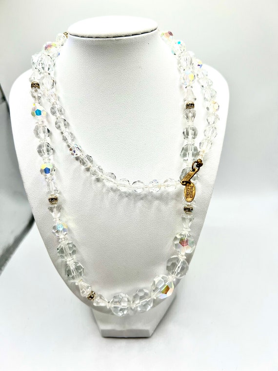 Fabulous Vtg Signed Miriam Haskell Single Strand … - image 1