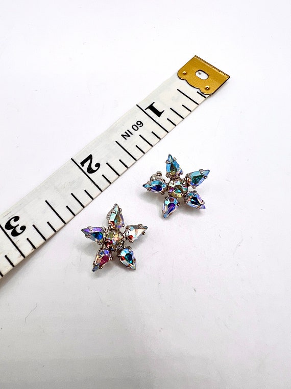 Adorable Vtg Duet AB Rhinestone Scatter Pins - image 5