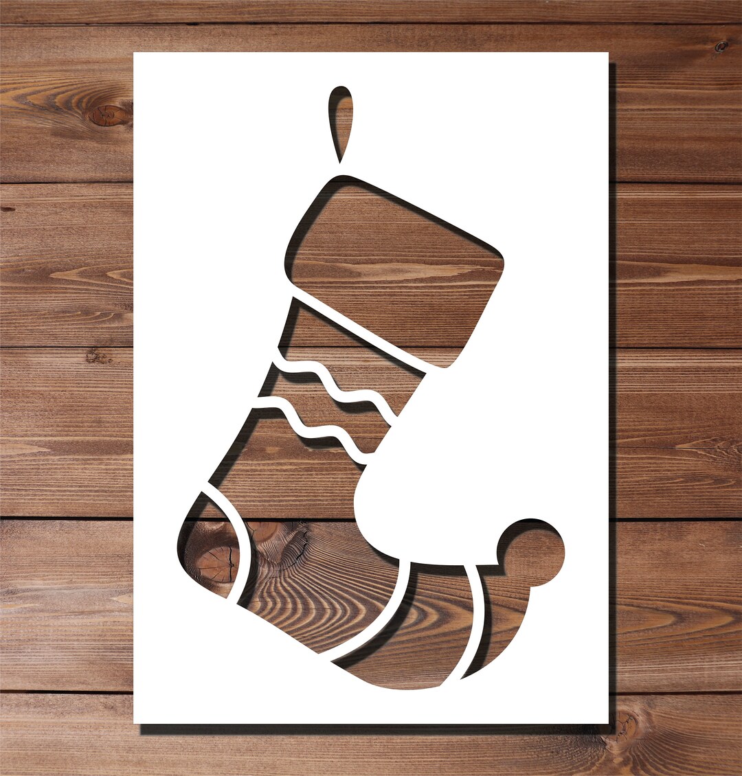 Stocking Stencil A4 A3 Size 190 Micron Mylar Reusable Flexible Home
