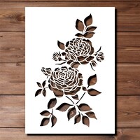 Pineapple Stencil A4 A3 Size 190 Micron Mylar Reusable Flexible Home ...