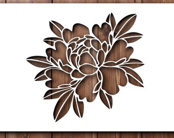 Leaf Stencil - A4 A3 Size 190 Micron Mylar Reusable Flexible Home Decor ...
