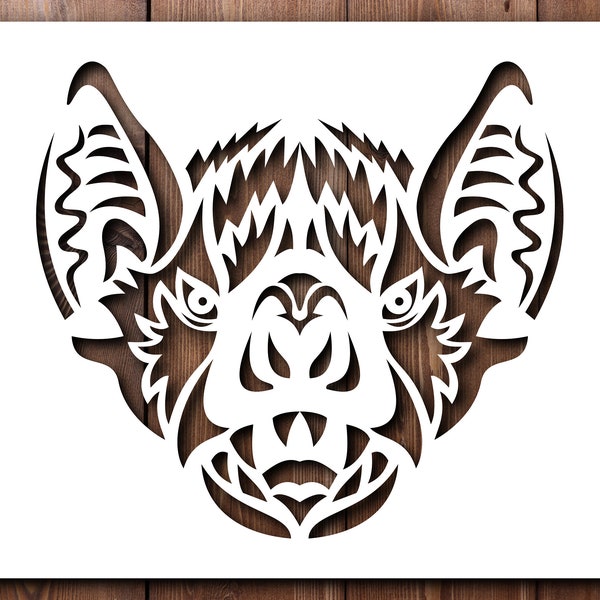 Vampire Bat Stencil - Etsy