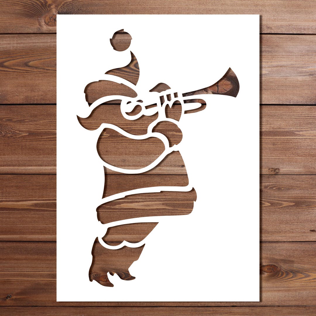 Santa Stencil A4 A3 Size - 190 Micron Mylar Reusable Flexible Home ...