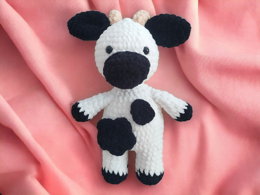 Cute Strawberry Cow Amigurumi Crochet Cow Pattern Amigurumi Etsy