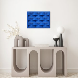 Kit di rilievo wallART unico | Decorazioni per la casa ecologiche fai da te | Mestiere in cartone riciclato | Progetto di artigianato creativo | Casa artistica | Rettangolo