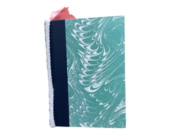 Seafoam Marbled Junk Journal