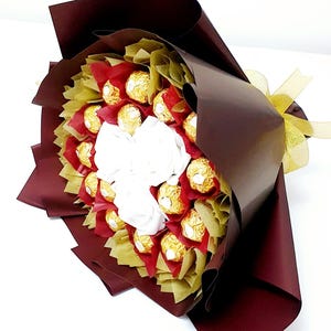Ferrero Rocher Chocolate Bouquet: Birthday, Anniversary, or Eid Gift