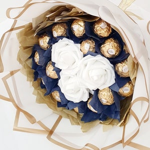 Chocolate Bouquets Ferrero and Lindt, Birthday, Ramadan, Eid Gift, Gift for Her, Congratulations, Thank You Gift, Chocolate & Flower Bouquet