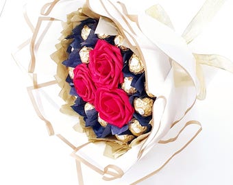 Ferrero Rocher Chocolate Bouquet: Birthday, Anniversary, Ramadan, Eid Gift