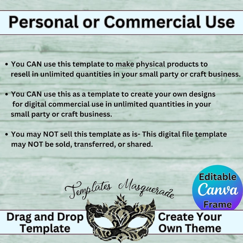 Unicorn Birthday Cake Toppers Editable Canva Frames Template Etsy