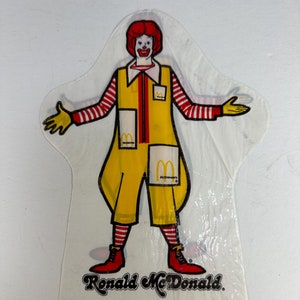 1976 Ronald McDonald Plastic Hand Puppet
