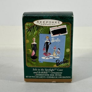 2001 Hallmark Keepsake Barbie Solo in The Spotlight Christmas Ornament
