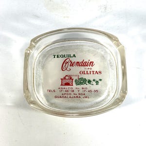 Vintage Orendain Tipo Ollitas Tequila Ashtray