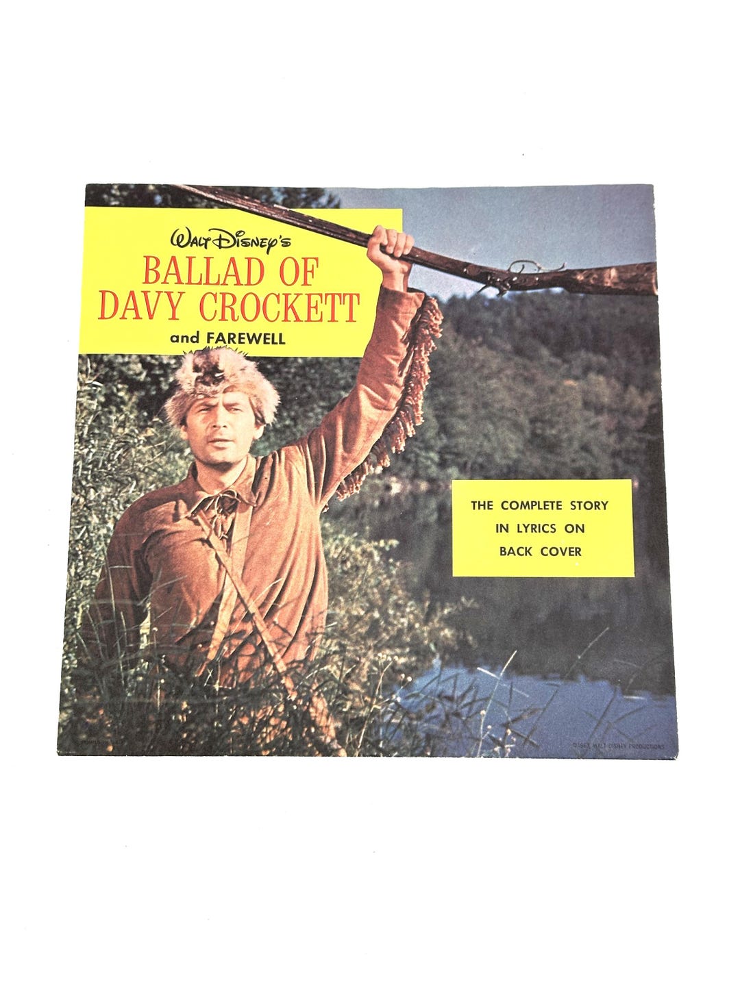 1954 Walt Disney's Ballad of Davy Crocket and Farewell 45 Record - Etsy