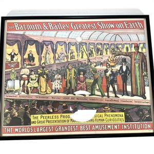 1960 Circus World Museum - Barnum & Bailey Framed Mini Poster