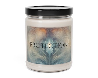 Protection Intention Candle - Scented Soy Candle, 9oz