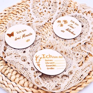 Meilensteinkarten Baby | Geschenk zur Geburt | Mein erstes Jahr | Baby Fotos Ideen | Babygeschenke | Babyparty Mitbringsel | Mädchen | Junge