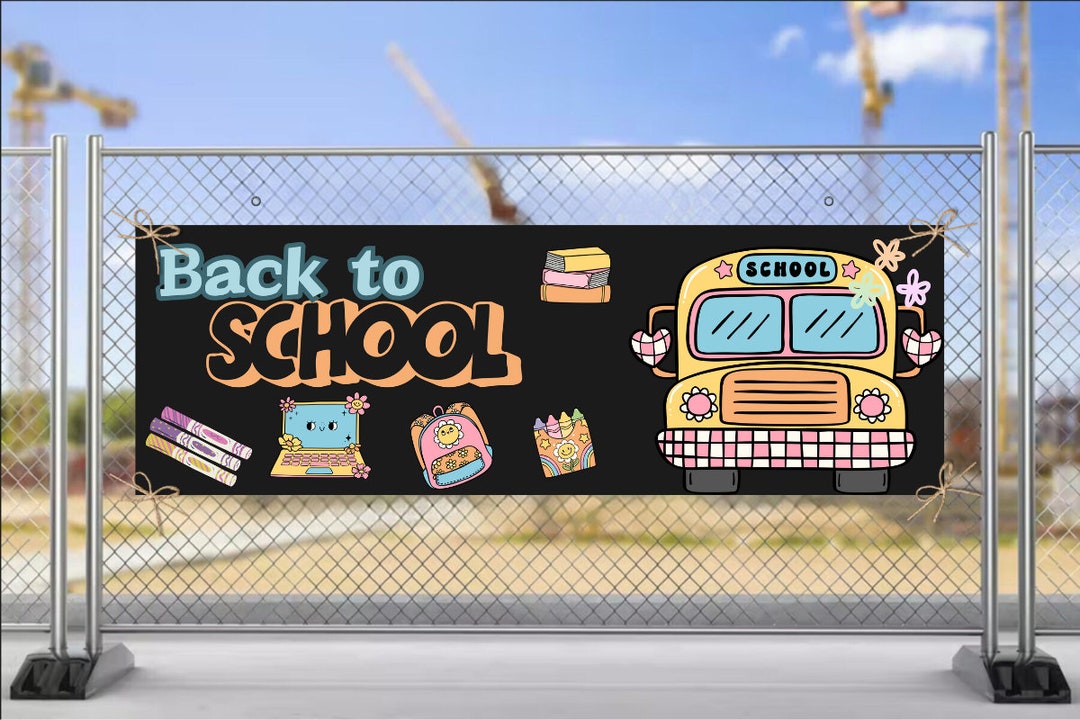 Custom Back to School Banner Classroom Banner Sign - Etsy