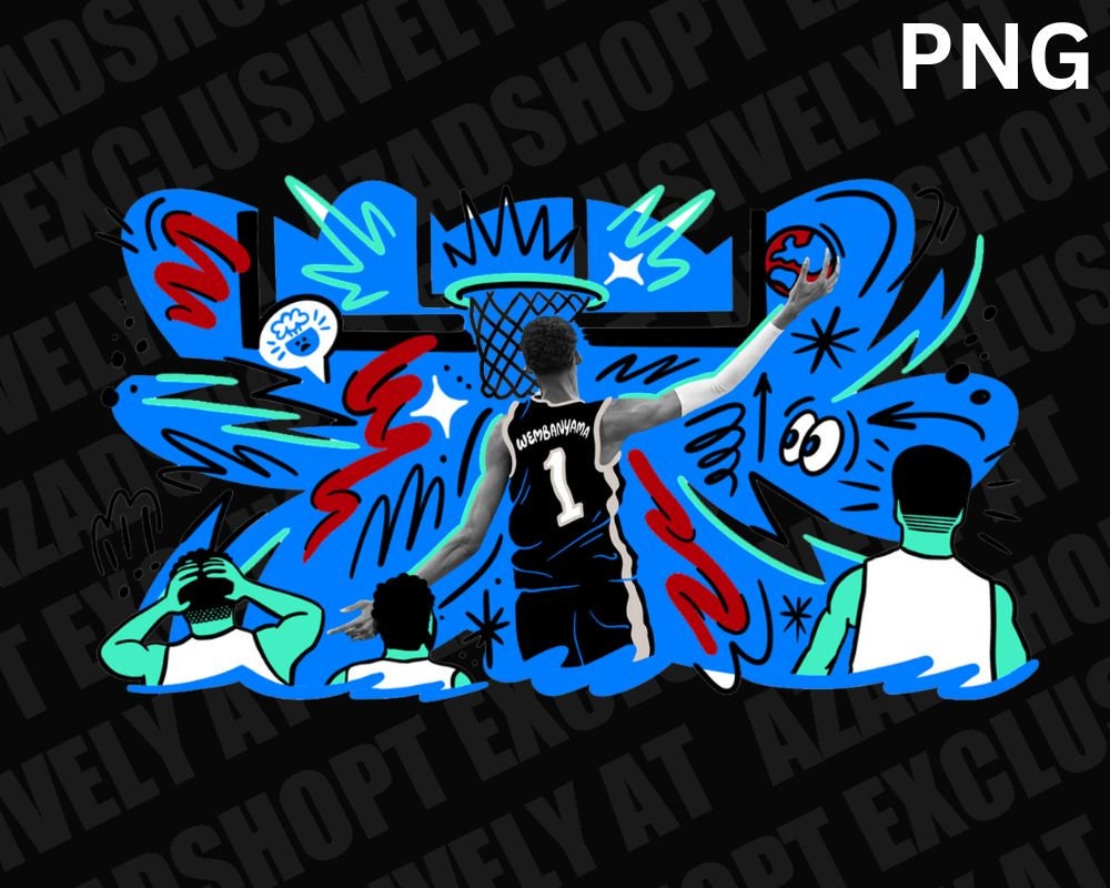 Victor Wembanyama PNG - Etsy