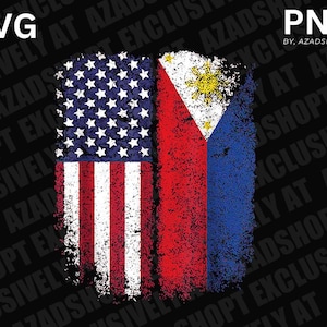 Filipino American Dirty Ube PNG SVG