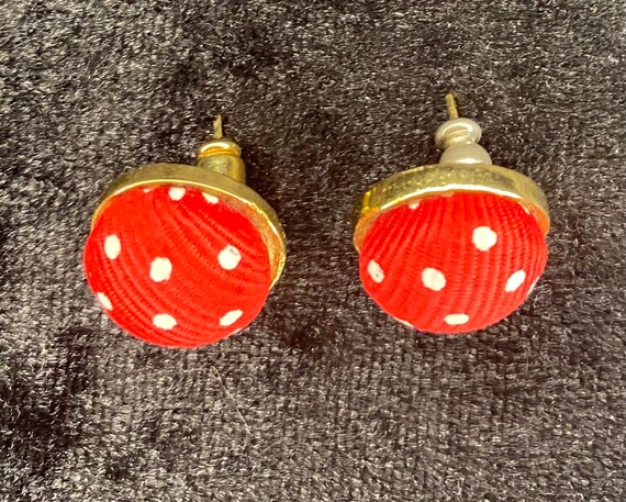 Rare Vintage Mimi Di N 1978 Classic Red Polka Dot… - image 1