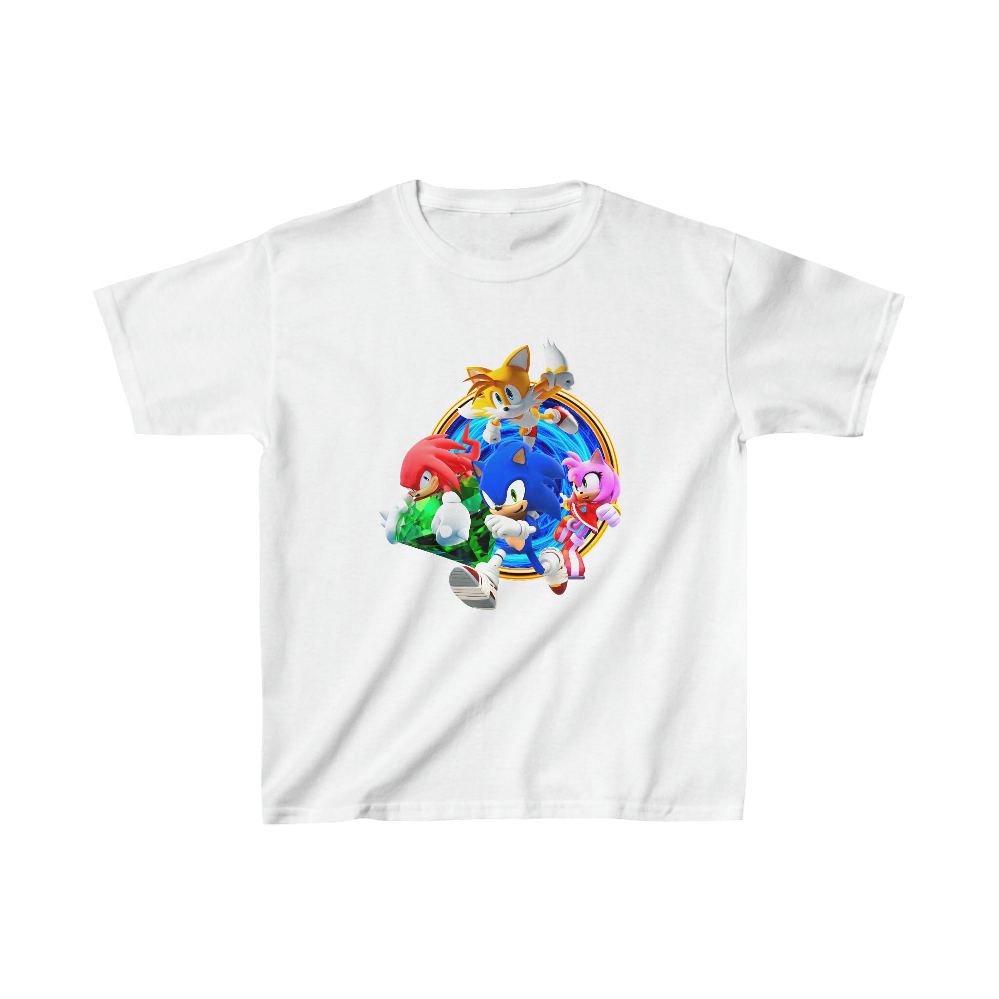 Sonic X Shadow White Tribal Shirt - Trends Bedding