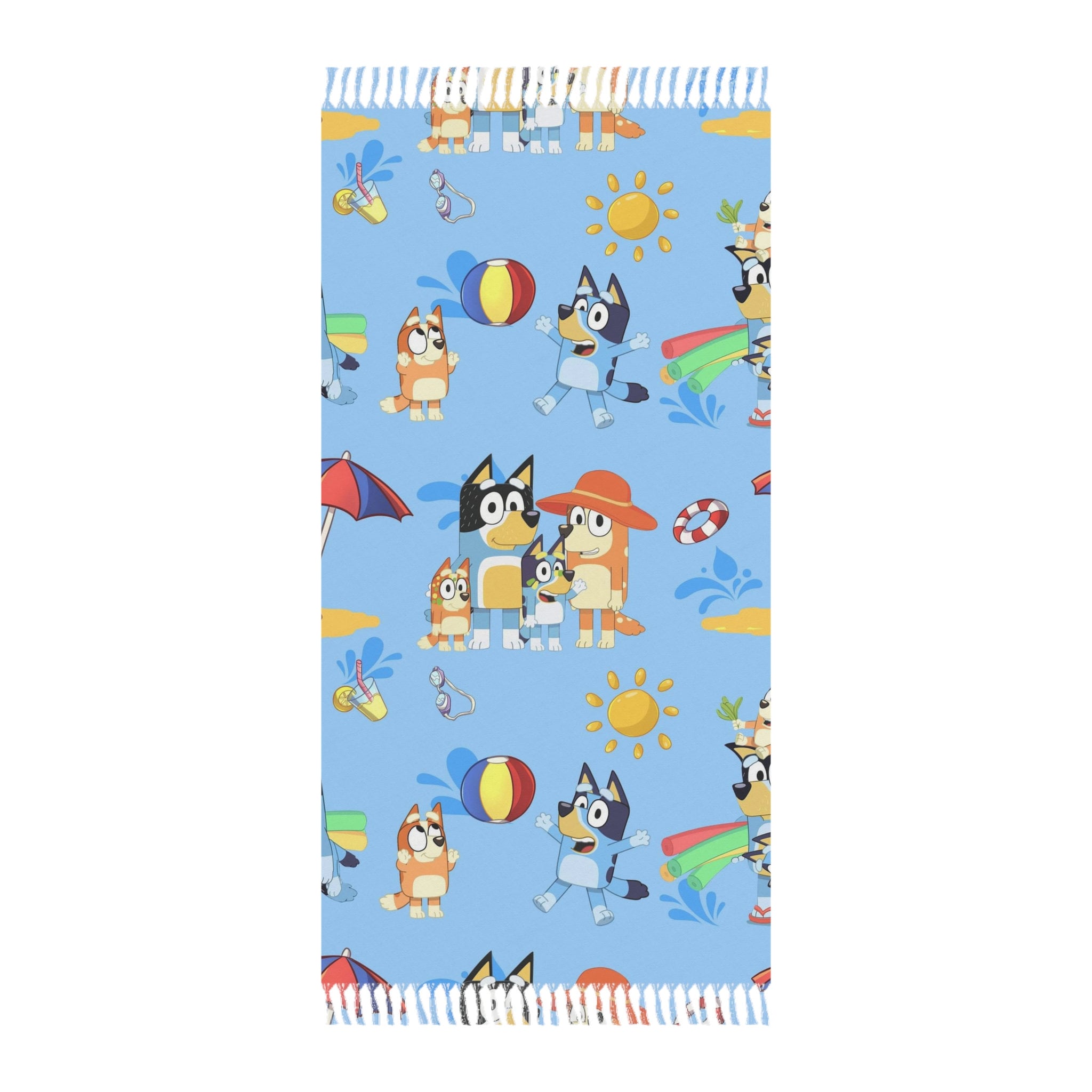 Boho Beach Cloth Bluey Movie Bluey Beach Towel Bath Towel Etsy