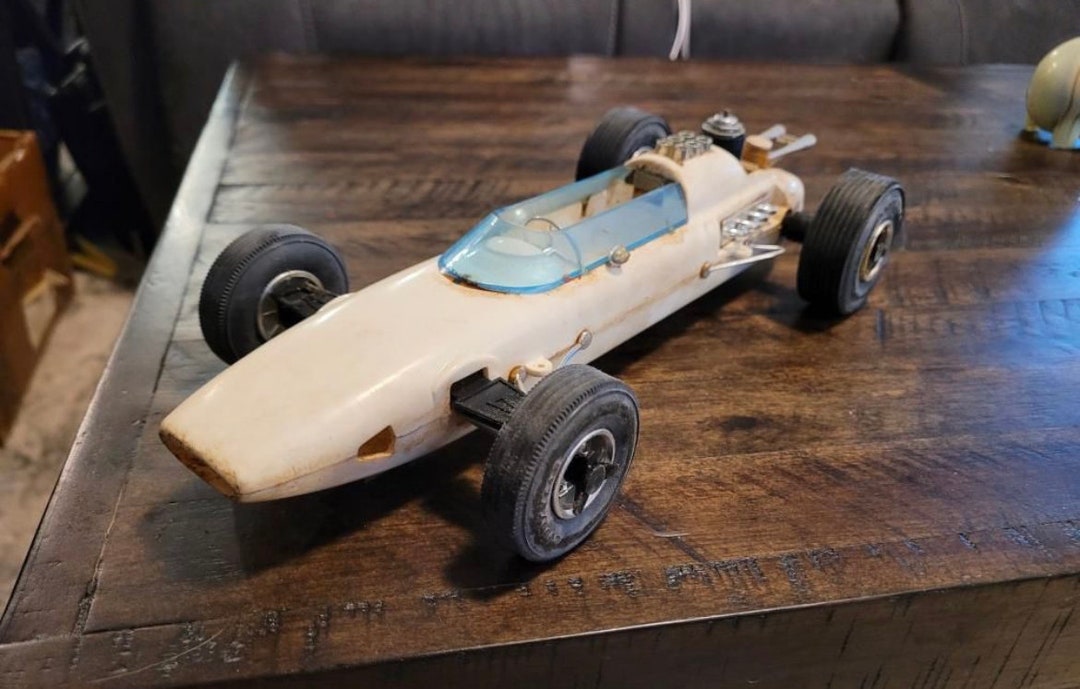Vintage 1970 Testors Indy, 500 Race, Car, Gas Powered Symbol, Drome