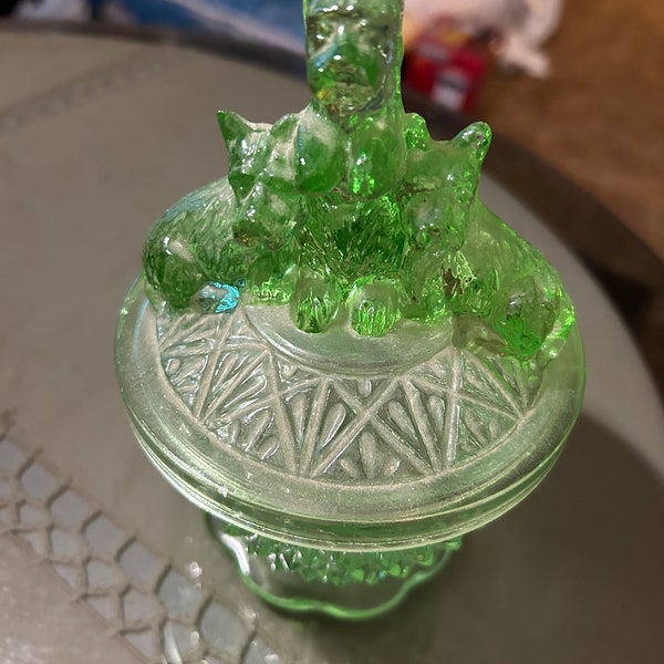 Glass Powder Jar Etsy