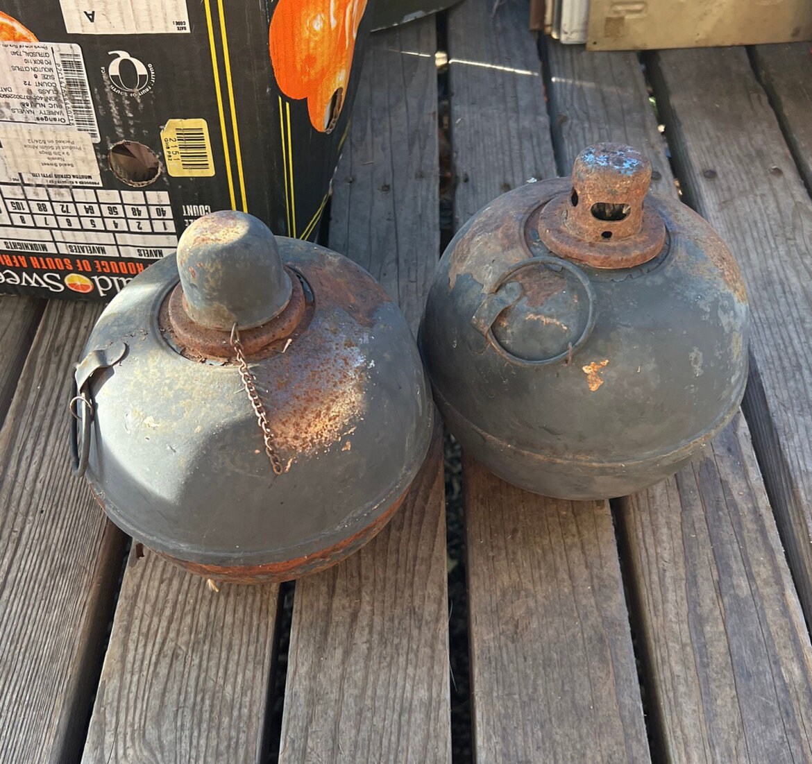 Antique 1940S Smudge Pots Railroad Etsy