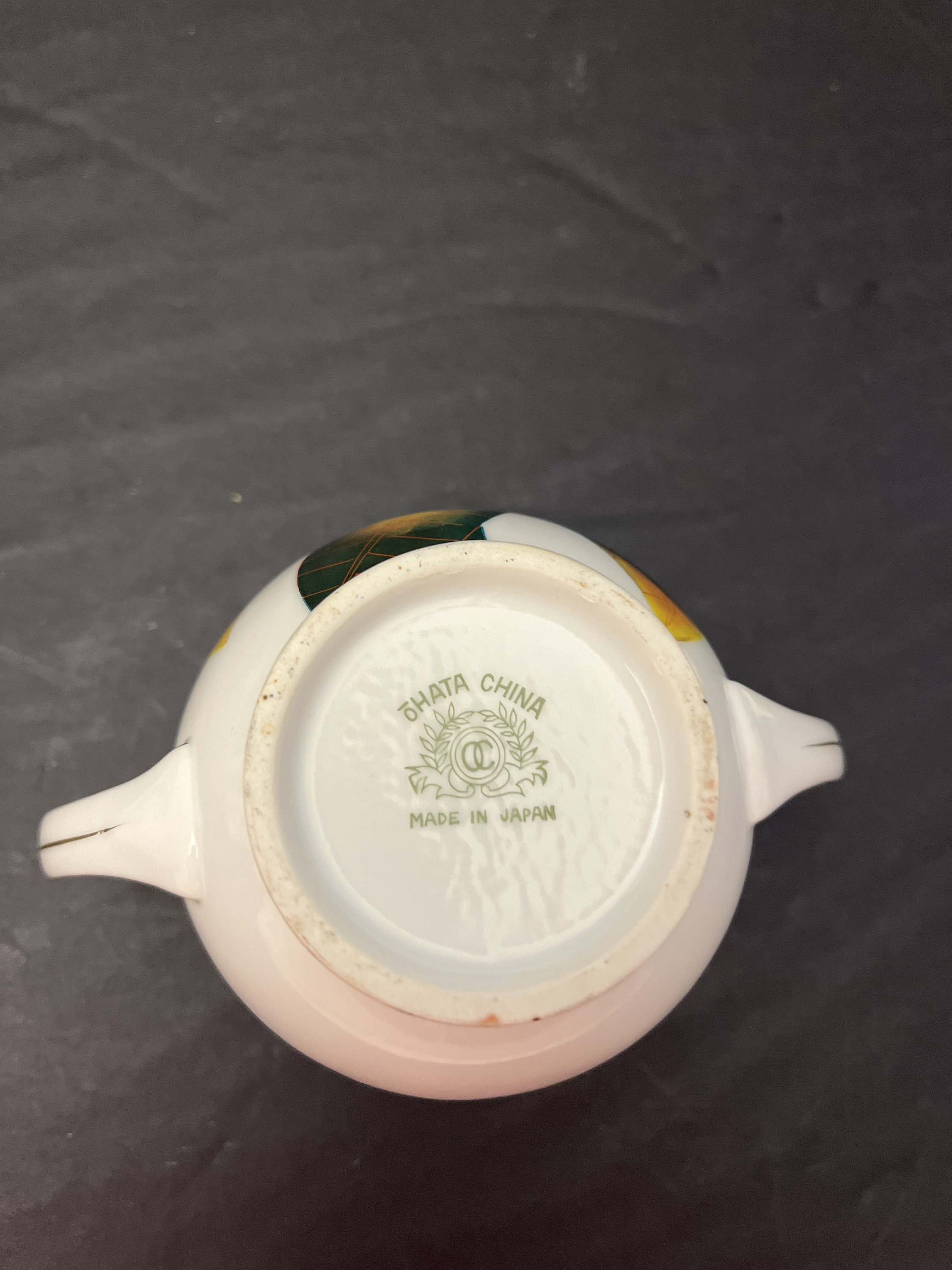 Ohata China Made in Japan Rubber Tree Tea Set Two Demitasse Etsy