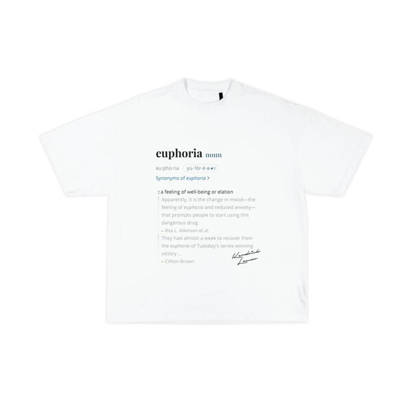 euphoria tie dye shirt