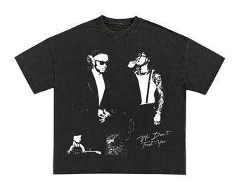 Metro Boomin & Future "We Don't Trust You" Garment Dyed T Shirt