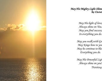 May His Mighty Light Shine on You By Christopher Ervin