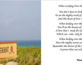 When Looking Over the Ocean