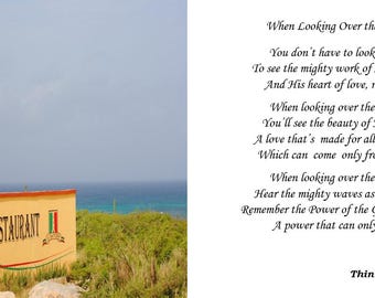 When Looking Over the Ocean