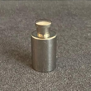 Antique Stainless Steal Flask 1980s