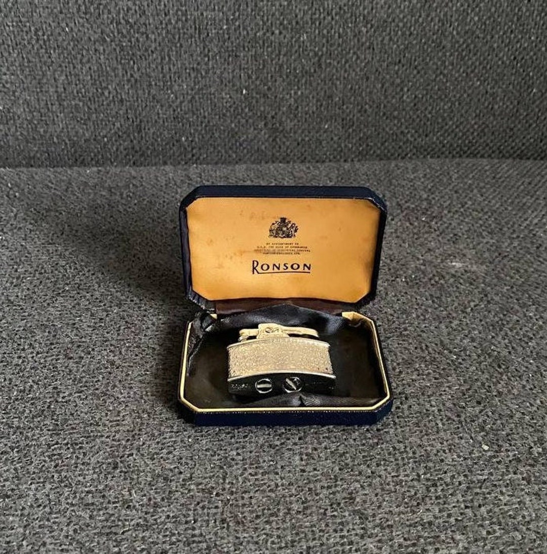 Ronson Lighter in Original Box and Brush - Etsy Australia